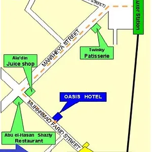 ホテル Oasis, ルクソール